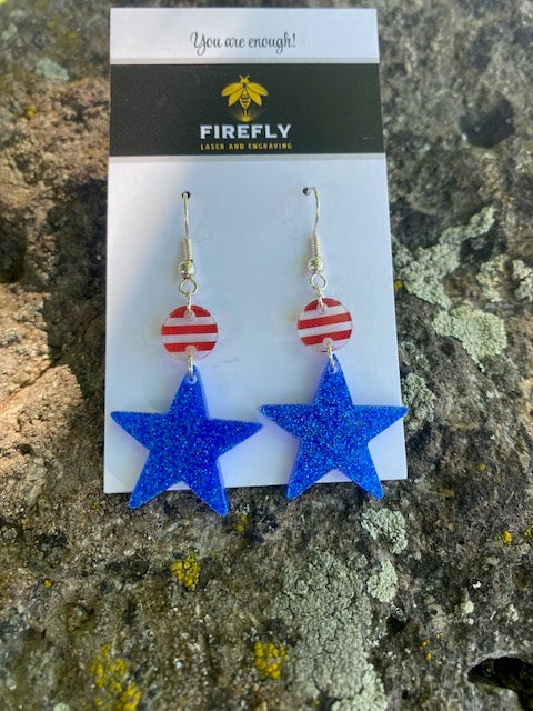 4th of July Earrings (4 styles)