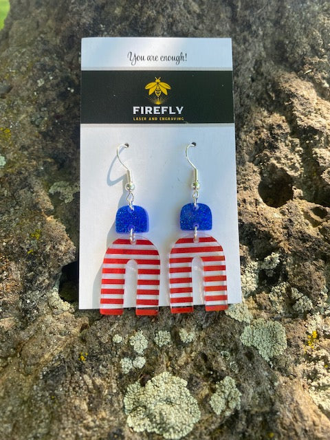 4th of July Earrings (4 styles)