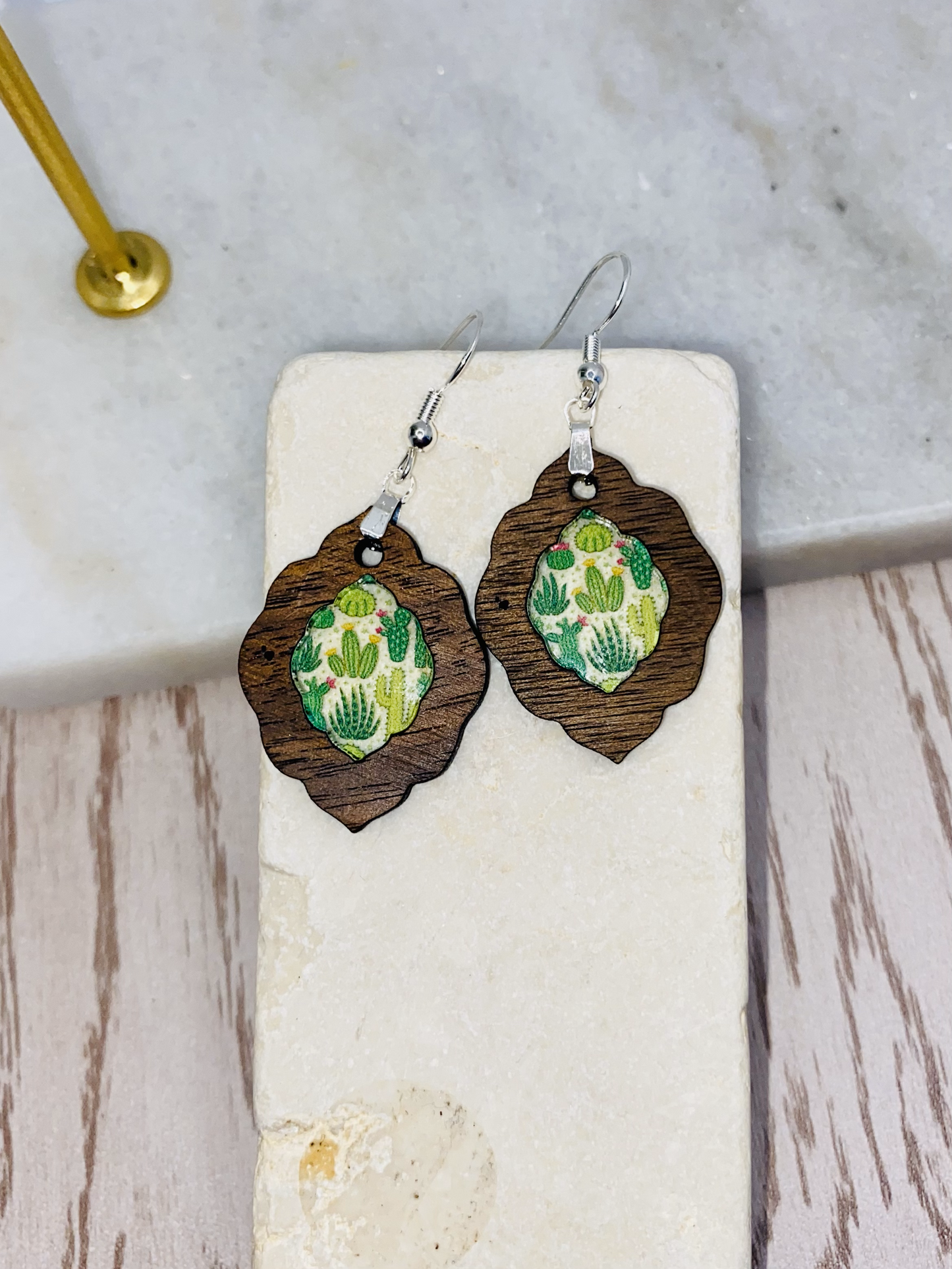 Cactus-Succulent Earrings-Round/Teardrop/Boho