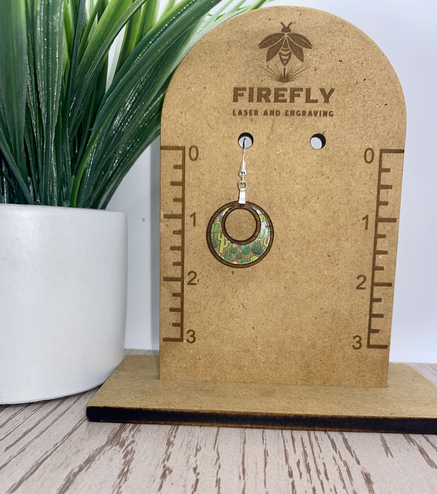 Cactus-Succulent Earrings-Round/Teardrop/Boho
