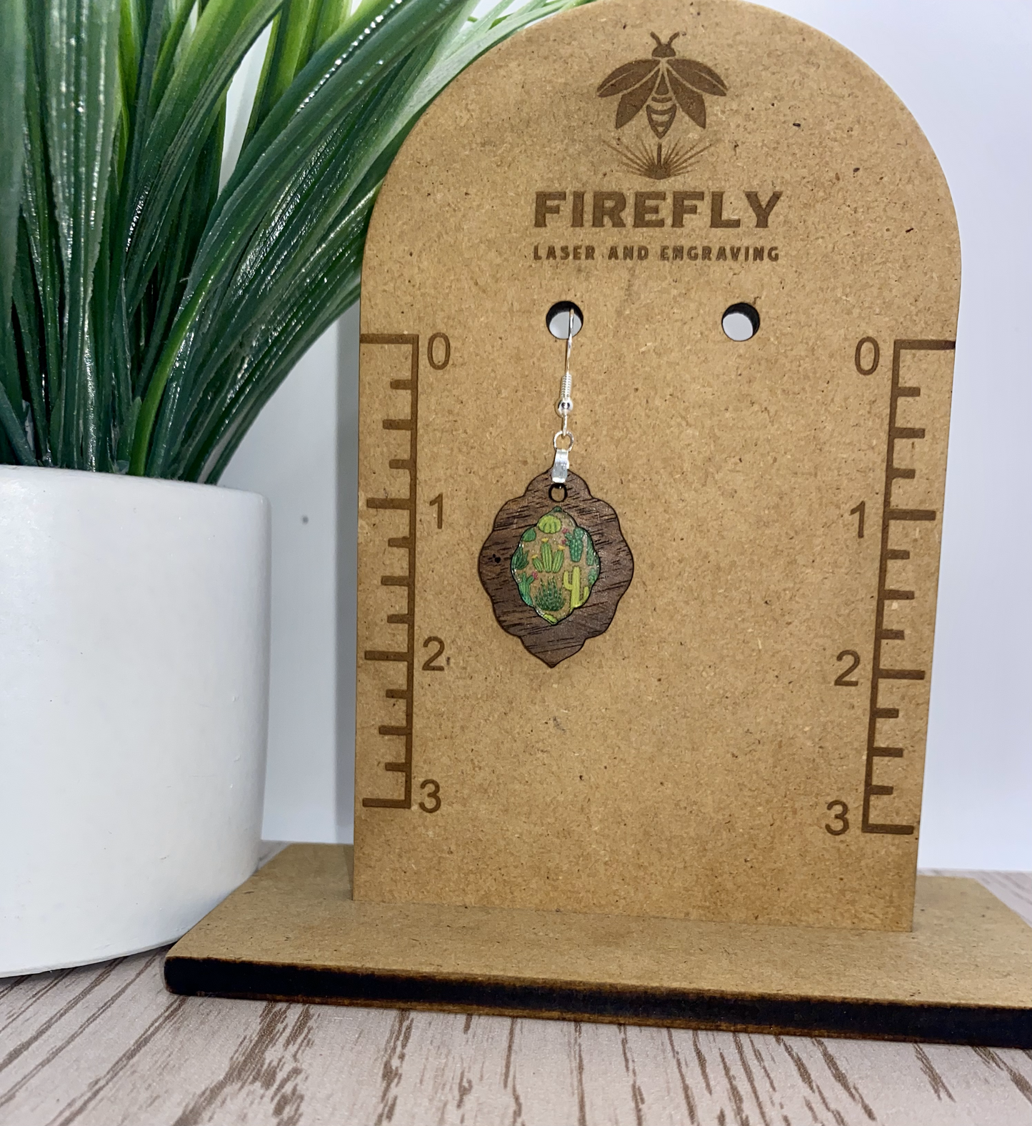 Cactus-Succulent Earrings-Round/Teardrop/Boho
